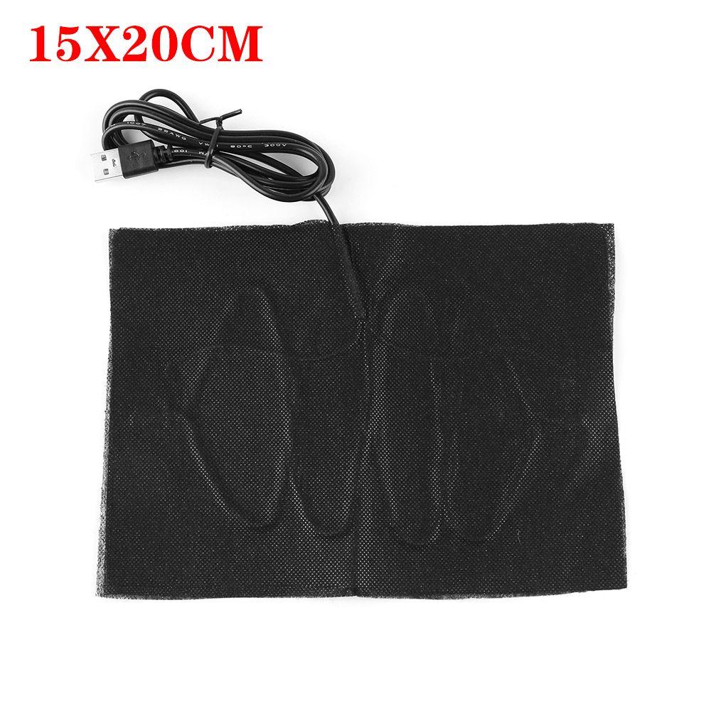 Куртка Зимняя Теплая Нагрев Задней Части Шеи Быстрый Нагрев USB Нагревательная Подушка Углеродное Волокно 15X20CM
