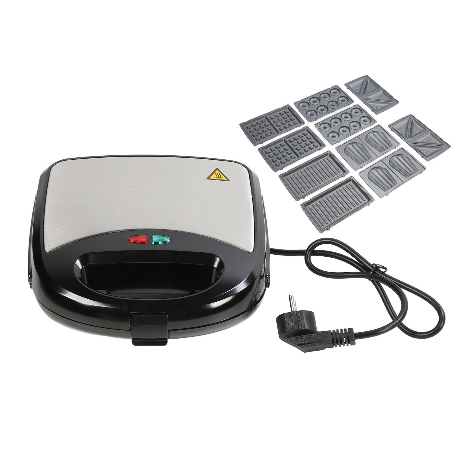 6 в 1 сэндвичница Двусторонний нагрев Сэндвичница Интеллектуальный контроль температуры Нагрев L