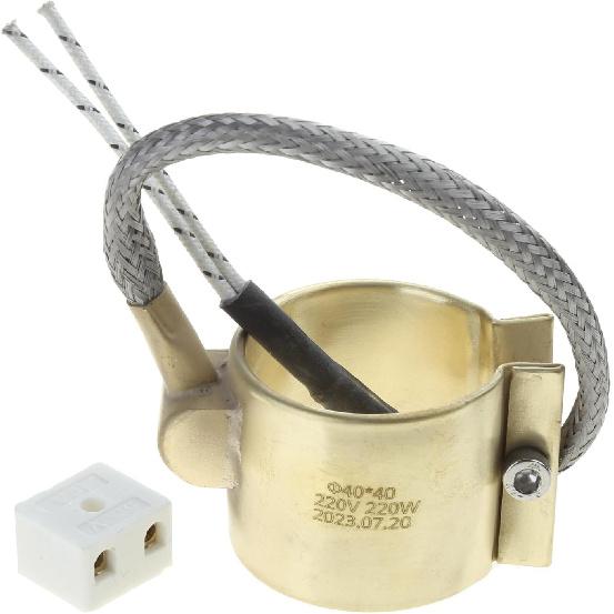 230 В Электрический латунный ленточный нагреватель Инжекционный нагрев для экструдера 40X40/42X40/50X30/50X40 мм Медно-латунный нагрев Полностью закрытый нагрев Напряжение Мощность 50X30MM